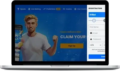 30Bet welcome offer on a computer screen